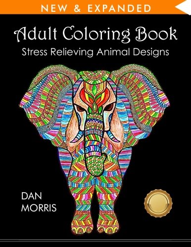 Adult-Coloring-Book-Stress-Relieving-Animal-Designs