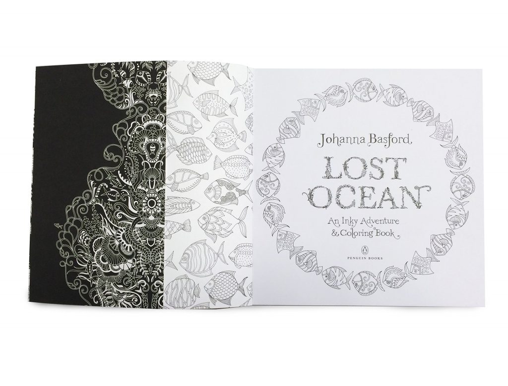 Johanna Basford Lost Ocean Sea World coloring book