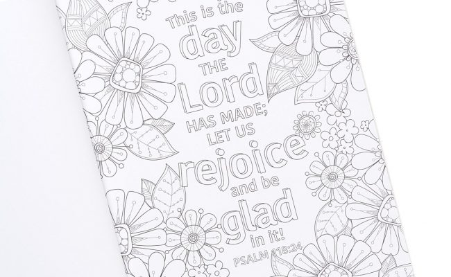 Coloring Book The Psalms Inspirational Adult in Color