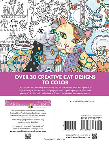 Coloring Cats Coloring Book Creative Haven Creative Adult