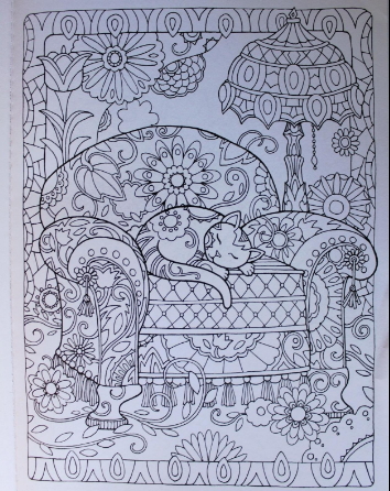 Creative Haven Cats Adult Coloring Book