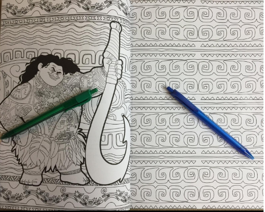 Disney's Moana Coloring Book for grown-ups