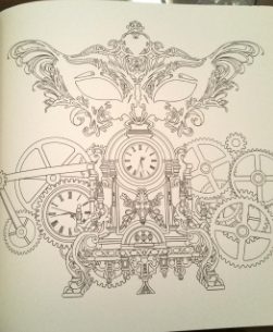Coloring book of Doctor Who Time Machine