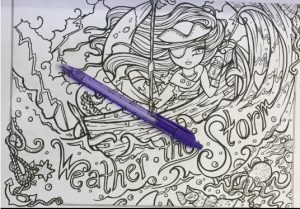 I dream in color - coloring book for adults and older kids