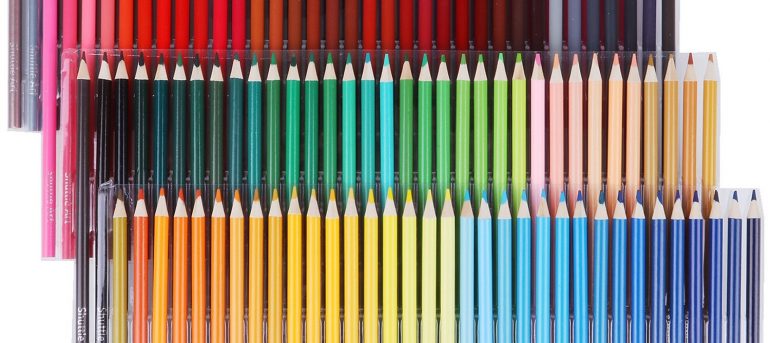 Swatch Form: Shuttle Art Colored Pencils 136pc. (Instant Download) 