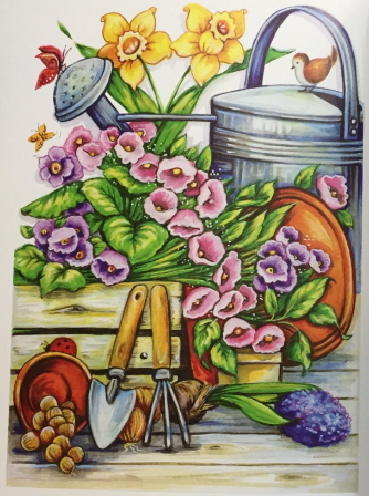 Download Creative Haven Spring Scenes Adult Coloring Book - Adult ...