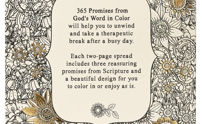 365 Promises From God's Word In Color: Scripture Coloring ...