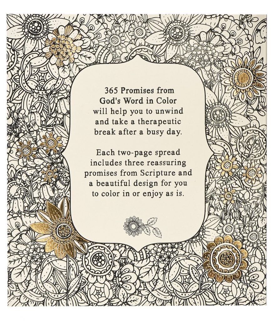 In Color Scripture and Coloring Pages 365 Promises From Gods Word