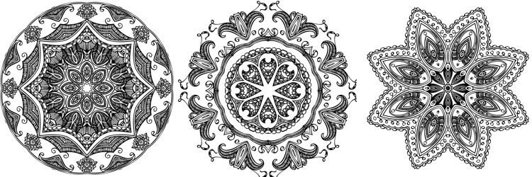 Anti-stress mandala coloring pages