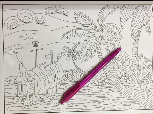 beach coloring book