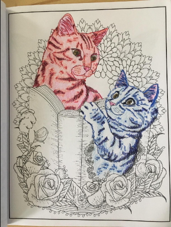 cat coloring page