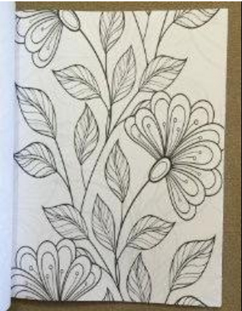 flowers coloring page